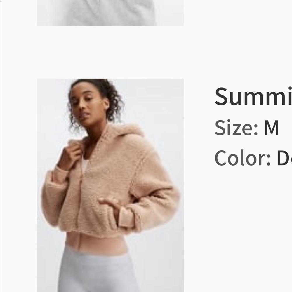 COPY - Fabletics Sherpa jacket - Picture 4 of 4